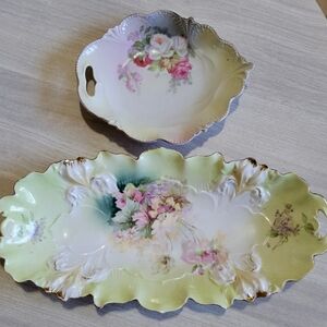 Vintage Vanity Tray/Platter & Jewelry/Candy Dish